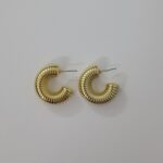 Golden-Coil-Earrings