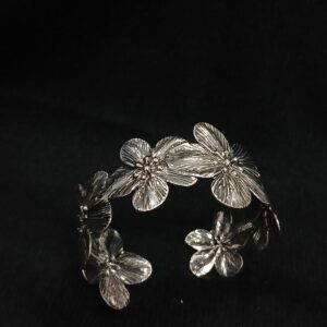 Silver-Blossom-Floral-Cuff-Bracelet