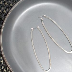 Luxe-Silver-Oval-Hoop-Earrings
